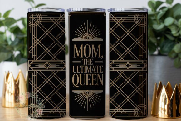 Art Deco Mom Queen 20oz Tumbler Wrap Review
