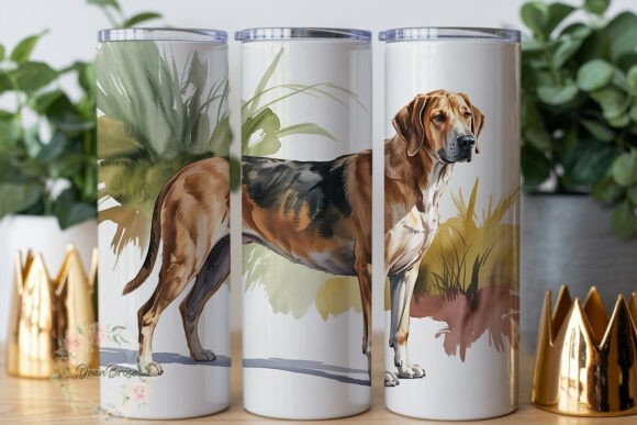 Bloodhound Dog Watercolor 20oz Wrap Review