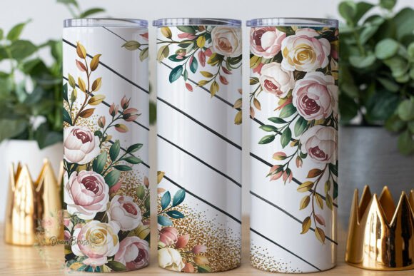 Blush Rose Gold Glitter Floral Wrap Review