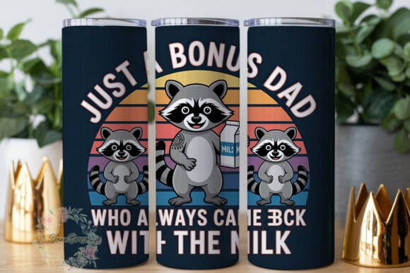Bonus Dad Raccoon 20oz Tumbler Wrap Review