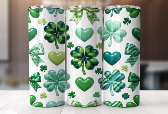 Clover Lucky Tumbler Wrap St Patricks Review
