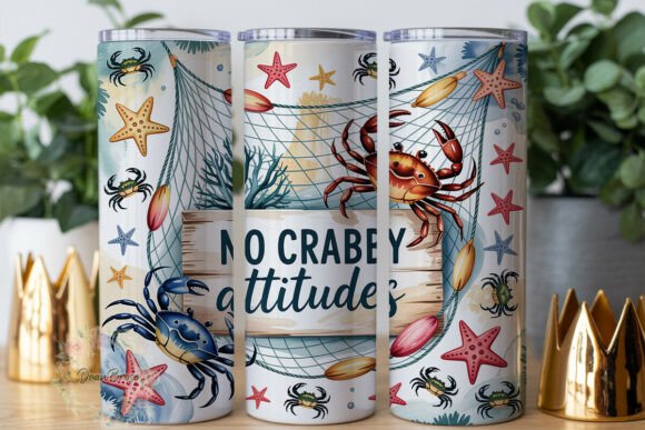 Coastal Crabs Starfish 20oz Tumbler Wrap Review