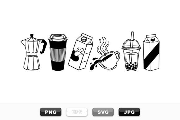Hand Drawn Coffee Vector Set Review