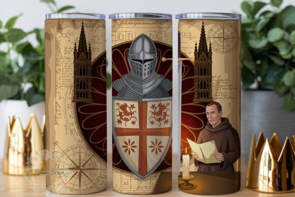 Medieval Knight Templar Tumbler Wrap Review