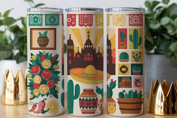 Mexican Fiesta Collage 20oz Wrap Review