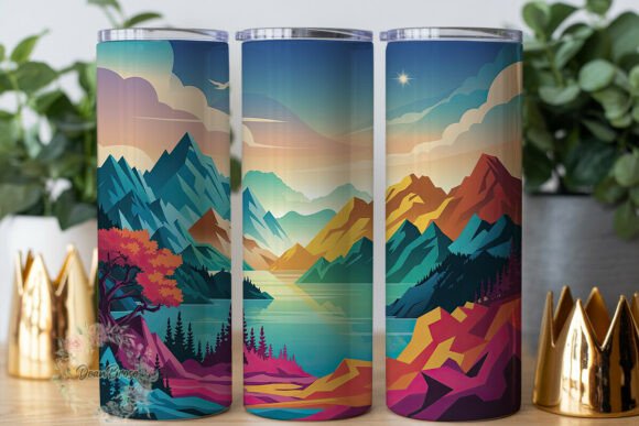 Mountain Lake Nature 20oz Tumbler Wrap Review