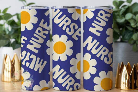 Nurse Daisy Pattern 20oz Tumbler Wrap Review