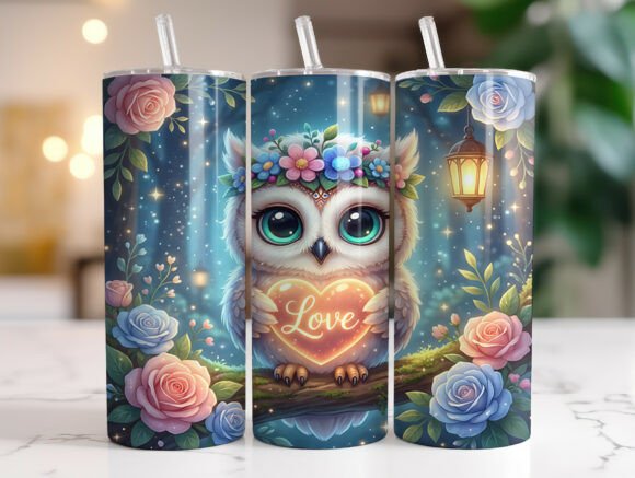Owl Love Valentine s Day Tumbler Wrap Review