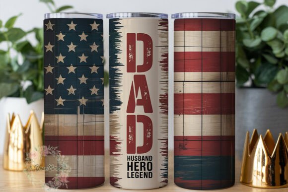 Patriotic Distressed Dad 20oz Wrap Review