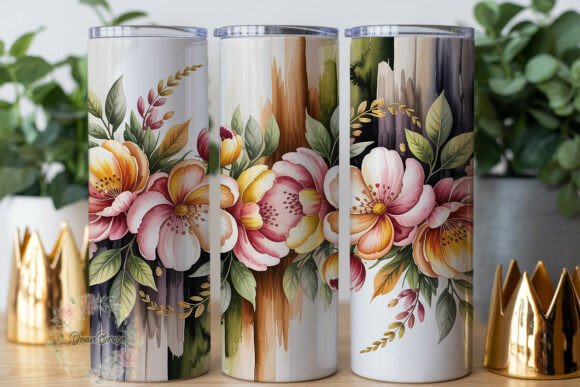 Peach Floral Watercolor Tumbler Review