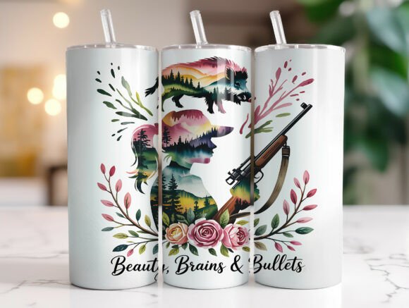 Pink Camouflage Hunting 20oz Tumbler PNG Review
