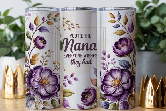 Purple Floral Nana 20oz Tumbler Wrap Review