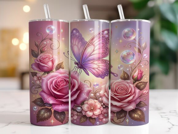 Rose Floral Tumbler Wrap Sublimation Review