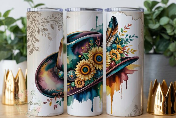 Rustic Cowboy Hat Sunflowers Tumbler Review