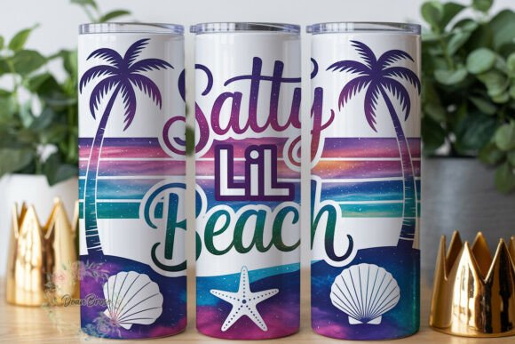 Salty Lil Beach Summer 20oz Tumbler Wrap Review