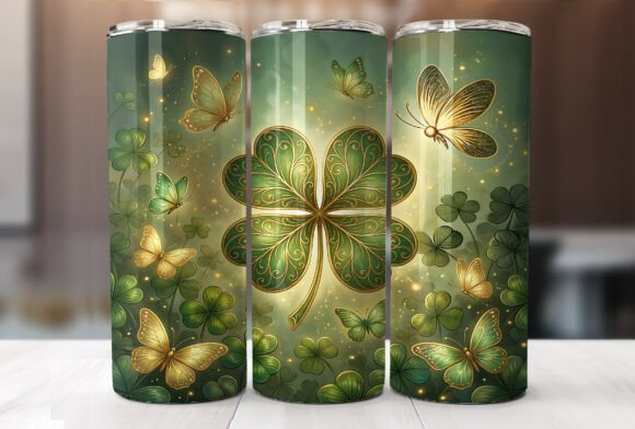 Shamrock Butterfly Irish Tumbler Wrap Review