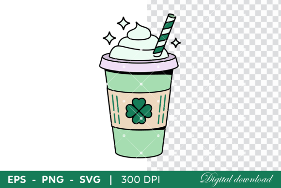 St Patrick Clover Milkshake Drink Cup Review