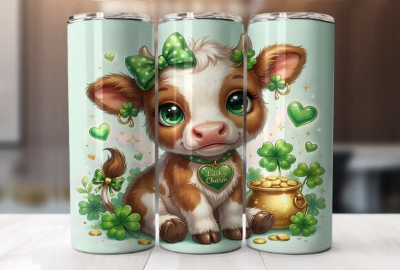 St Patricks Baby Cow Tumbler Wrap Design Review