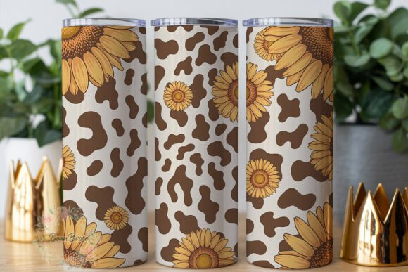 Sunflower Cowhide Print 20oz Tumbler Review