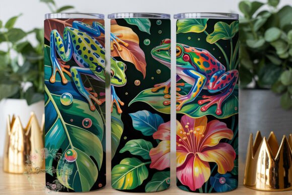 Vibrant Exotic Frog Nature 20oz Tumbler Review
