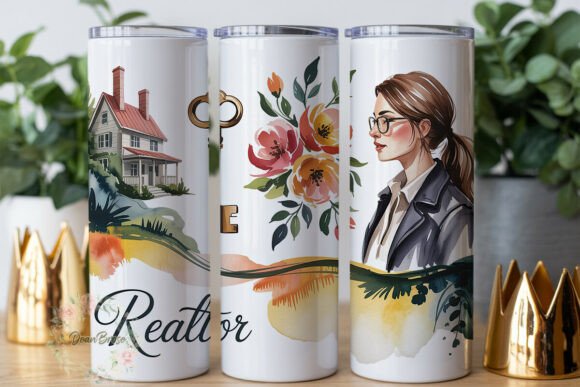 Watercolor Home Key 20oz Tumbler Wrap Review
